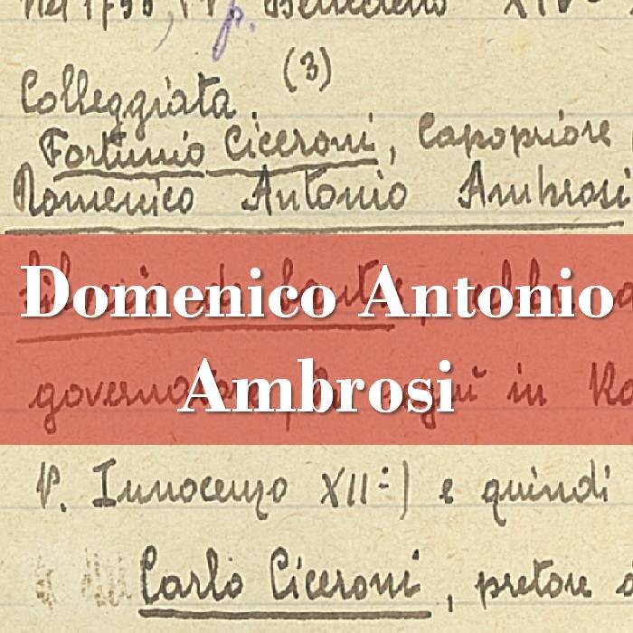 Domenico Antonio Ambrosi